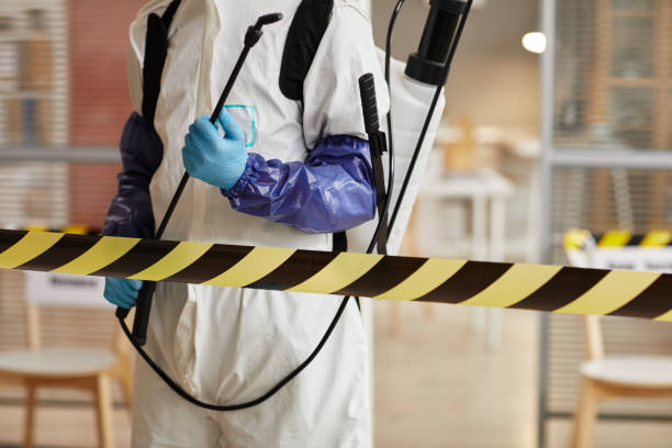 Professional Biohazard Cleanup technician working in Abingdon, IL
